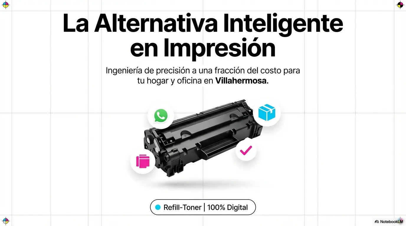Cartucho de toner genérico premium para oficina en villahermosa.
